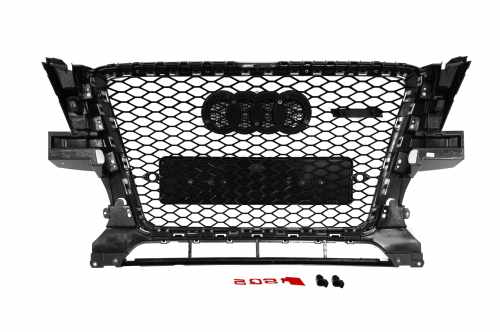 Передняя решетка RSQ-Style Audi Q5 2008-2012, черная, GT Tuning