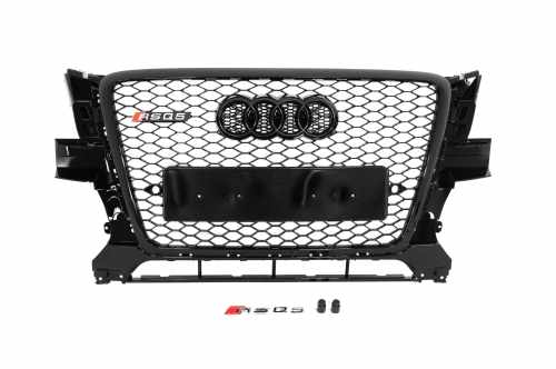 Передняя решетка RSQ-Style Audi Q5 2008-2012, черная, GT Tuning