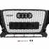 Передняя решетка RSQ-Style Audi Q5 2008-2012, черная, GT Tuning — фото 1
