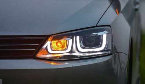 Передние светодиодные фары с DRL для VW Jetta MK 6 Mk6 2011+ (UU стиль)