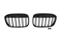 Ноздри M-Look (Черный Глянец) BMW X1 F48 2015-2019, GBT