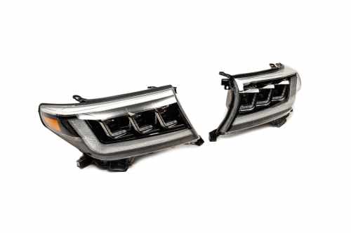 Передні фари 2007-2014 Toyota Land Cruiser 200 2007-2021, Bugatti, 1234 Upgrade