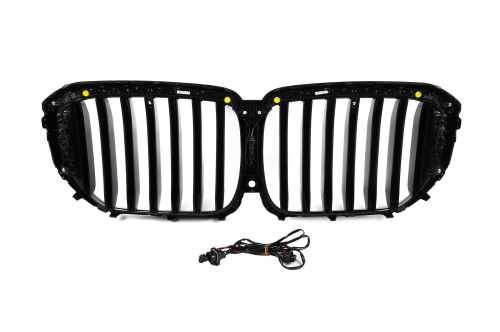 Ніздрі 1 Bar LED (чорний глянець) BMW X5 G05 2023+, GBT