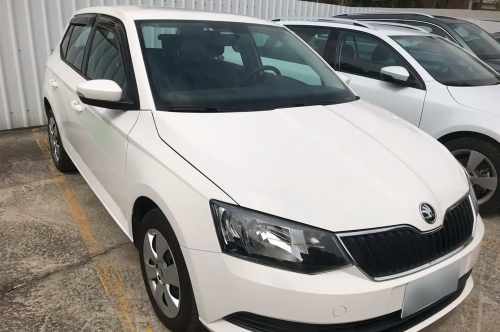 Вітровики Skoda Fabia 2014-2021, хетчбек, HIC (4 шт)
