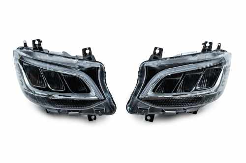 Передние фары LED Mercedes Sprinter W907/W910 2018+, GBT (2 шт)
