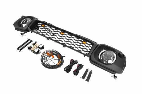 Комплект фар и решётки Suzuki Jimny JB43 1998-2018, OffRoad, GBT