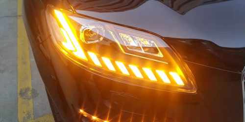 Передние фары FULL LED тюнинг BRL для Audi Q7 2006-2015