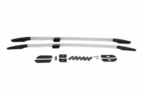 Рейлинги Volkswagen Touran 1T 2010-2015, хромированные, пластиковые ножки, DDU (2 шт)