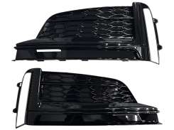 Грати в бампер Audi A5 B9 2015–2019р в стиле S-Line Full Black
