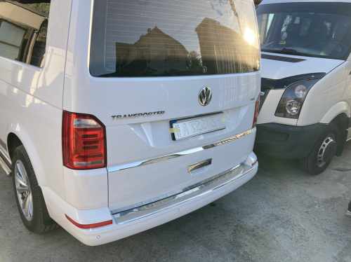 Накладка на ручку задніх дверей Volkswagen T6 2015-2024, нержавіюча сталь, Carmos