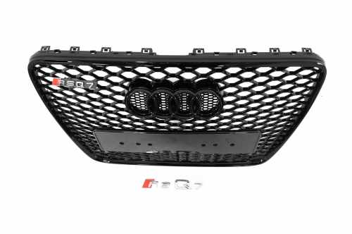 Передняя решетка RSQ-Style Audi Q7 2005-2015, черная, GT Tuning