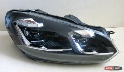 Передні фари чорні стиль Golf 7.5 для Volkswagen Golf 6 20089-2012