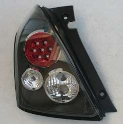 Задні ліхтарі чорні LED для Suzuki Swift 2005+