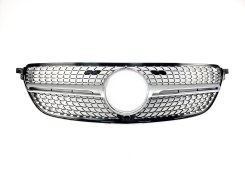 Грати радиатора Silver Diamond для Mercedes-Benz GLE-Class Coupe C292 2015–2019