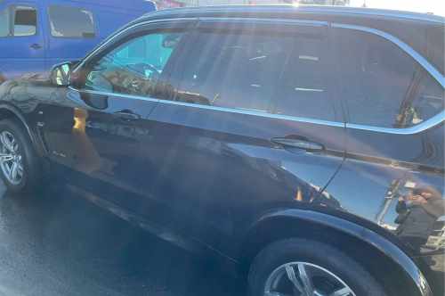 Вітровики BMW X5 F15 2013-2018, з хромованим молдингом, HIC (4 шт)