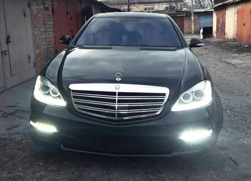 Решетка радиатора AMG Mercedes S-class W221 2009-2013, GBT