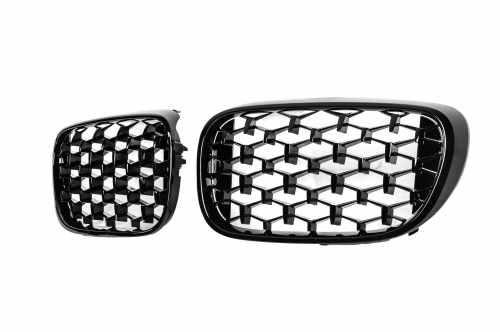Ніздрі Diamond Black (чорний глянець) BMW 7 серія G11/G12 2016-2019, GBT
