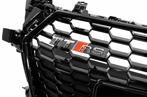 Передняя решетка RS-Style V-2 Audi TT 8J/8S 2014-2020, черная, GT Tuning