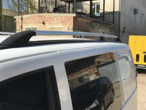 Рейлінги Mercedes Vito W638 1996-2003, хромовані, металеві ніжки, DDU (2 шт)