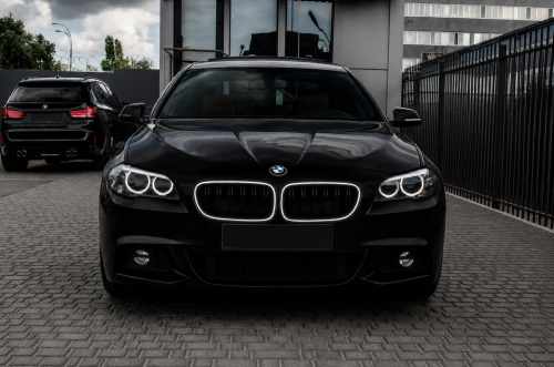 Ніздрі M-Look LED (чорний глянець) BMW 5 серія F10/F11 2010-2016, GBT