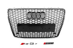 Передняя решетка RSQ-Style Audi Q7 2005-2015, черная с хромом, GT Tuning