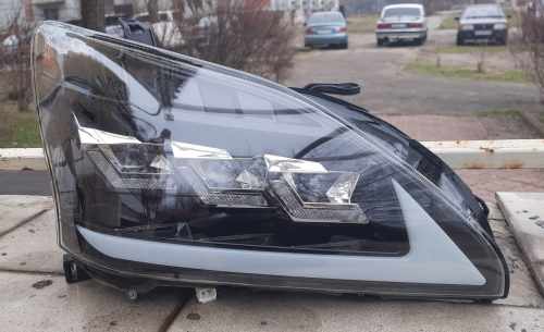Передние фары Full LED черные CZ для Lexus RX350 2003+