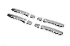Накладки на ручки дверей Toyota Land Cruiser 200 2007-2021, нержавіюча сталь, Carmos (4 шт)