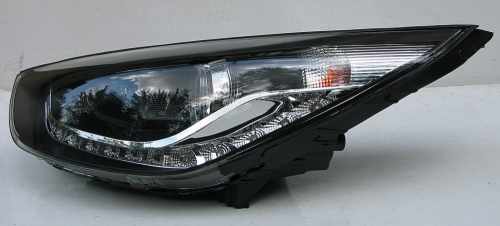 Альтернативная светодиодная оптика передние фары Audi Style для Hyundai IX 35 2010-2015