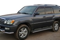 Бокові труби Lexus LX470 1998-2007, нержавіюча сталь, CAN (2 шт)
