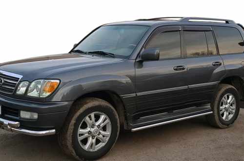 Боковые трубы Lexus LX470 1998-2007, нержавеющая сталь, CAN (2 шт)