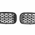 Ніздрі Diamond Black (чорний глянець) BMW 7 серія G11/G12 2016-2019, GBT — фото 5