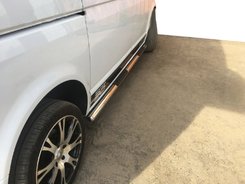 Бічні труби (2 шт., нерж) 50мм, Довга база для Volkswagen T5, T6