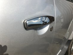 Накладки на ручки (4 шт., нерж.) Для російської збірки для Renault Duster 2008-2017 рр.