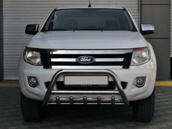 Передняя защита WT003 (нерж.) для Ford Ranger 2011↗ .