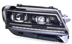 Передние фары черные   для Volkswagen Tiguan L USA AD1 2016-2020