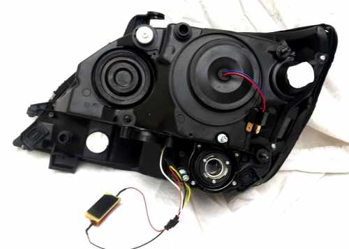 Передние фары Full LED черные RP для Lexus RX300 1998+