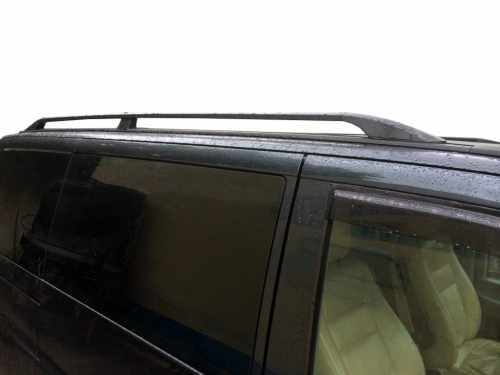 Рейлінги Mercedes Vito W638 1996-2003, чорні, пластикові ніжки, DDU (2 шт)