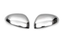 Накладки на дзеркала Mercedes C-class W206 2022+, нержавіюча сталь, Carmos (2 шт)