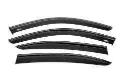 Вітровики BMW 3 серія E90/E91 2005-2011, з чорним молдингом, Niken Luxury (4 шт)