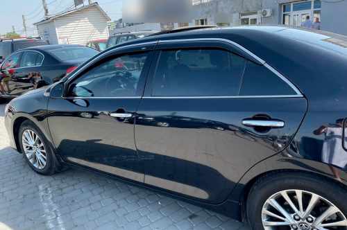 Вітровики Toyota Camry 2011-2017, з хромованим молдингом, HIC (4 шт)