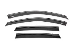Вітровики Hyundai Tucson NX4 2021+, з чорним молдингом, Niken Luxury (4 шт)