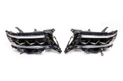 Передні фари Lexus-Design-3-LED V1 Toyota Land Cruiser Prado 150 2017+, 1234 Upgrade (2 шт)