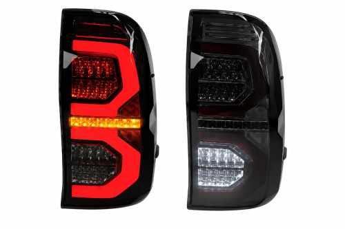 Задні ліхтарі V3 Toyota Hilux AN120 2015+, 1234 Upgrade (2 шт)