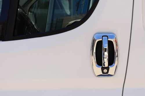 Накладки на ручки дверей Citroen Jumper X250 2007-2025, нержавіюча сталь, Carmos