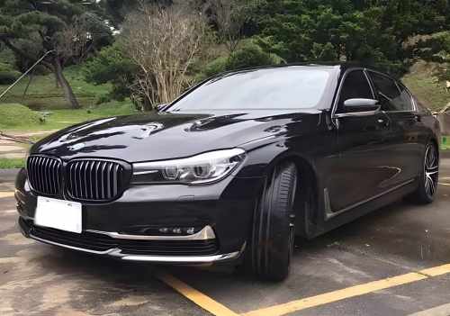 Ніздрі 1 Смуга (чорний глянець) BMW 7 серія G11/G12 2016-2019, GBT