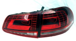 Задні ліхтарі LED червоні темні RSU для Volkswagen Touareg NF 2010-2017