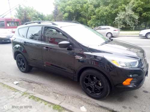 Рейлінги Ford Kuga/Escape Mk2 2013-2019, чорні, турецький дизайн, DDU (2 шт)