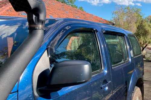 Ветровики Nissan Pathfinder R51 2005-2014, HIC (4 шт)