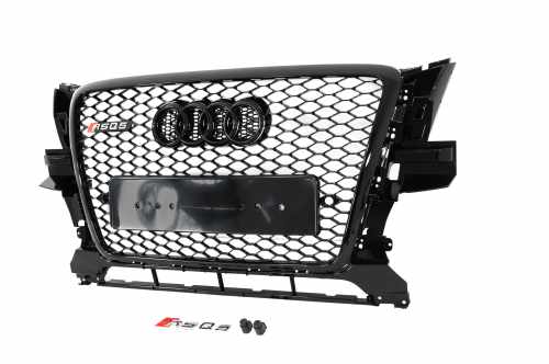 Передняя решетка RSQ-Style Audi Q5 2008-2012, черная, GT Tuning