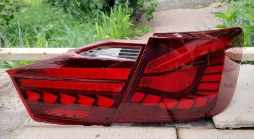 Задні ліхтарі LED червоні стиль OLED BW для Toyota Camry V50 2012-2017